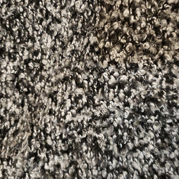 Black and Grey fuzzy skirt. - Picture 2 of 3